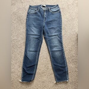 Flying Monkey Skinny Jeans High Rise Stretch Denim Size 30 Dark Wash